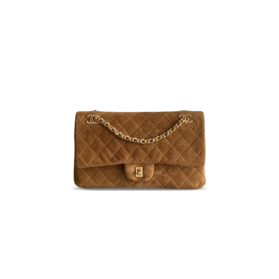 Ch**el master 26a classic flap bag suede (22*14*10cm)